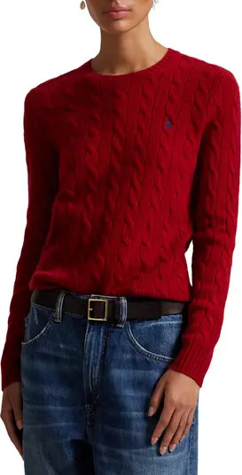 Julianna Cable Knit Wool & Cashmere Sweater | Nordstrom