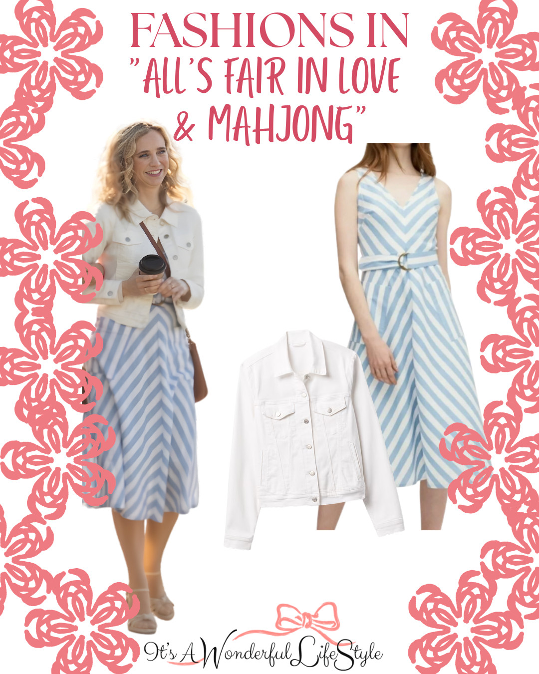 Get Fiona Gubelmann's dress & jacket in the upcoming Hallmark movie *All's Fair in Love & Mahjong* 

 #LTKSaleAlert