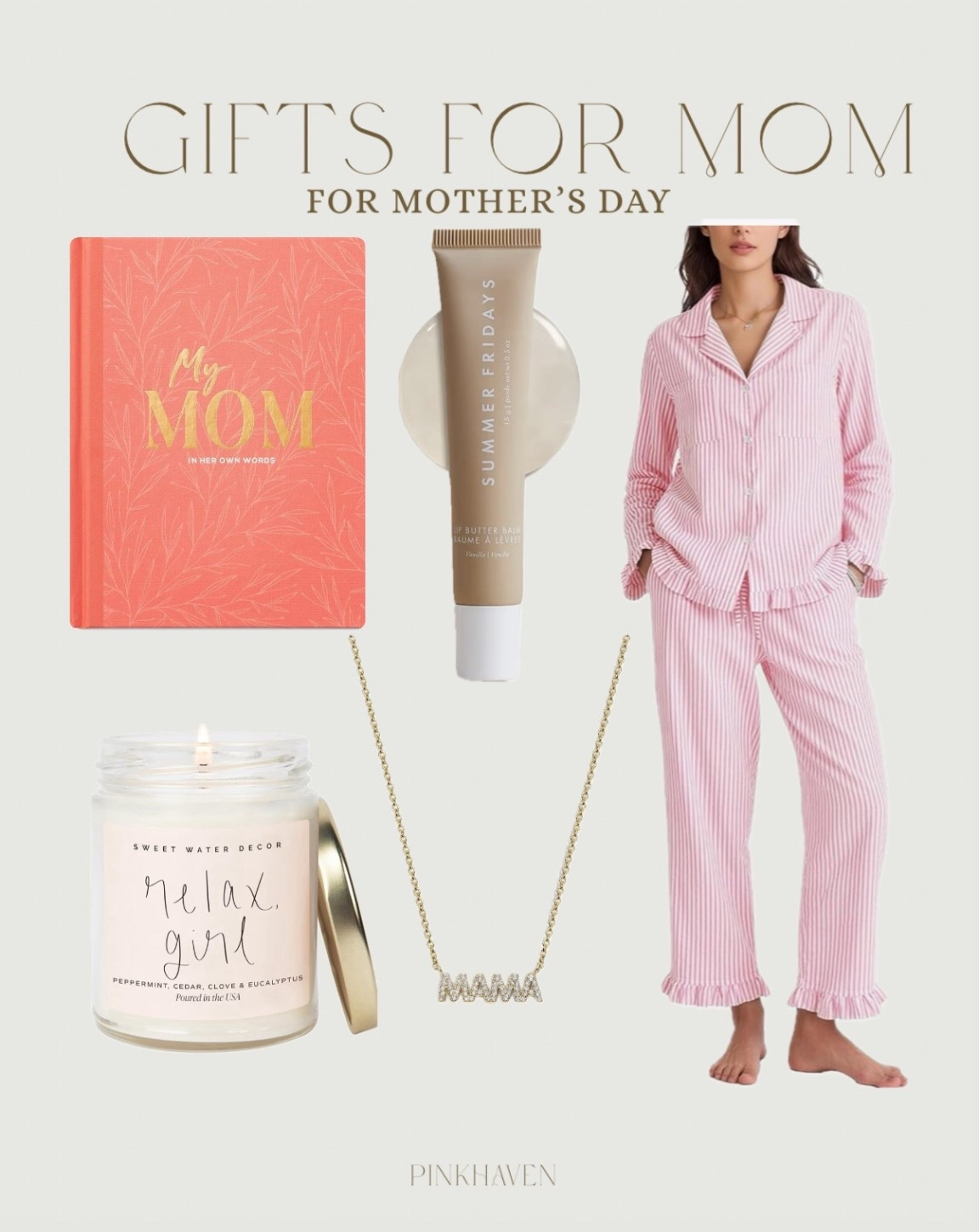 Mother’s Day gift idea- great for the mom who loves to relax. 

This mama necklace is beautiful. 

#jewelry #gratitute #giftidea #mothersday2026 #mothersday #birthdaygift #accessories #amazonfinds 

#LTKMothersDay #LTKU #LTKSaleAlert