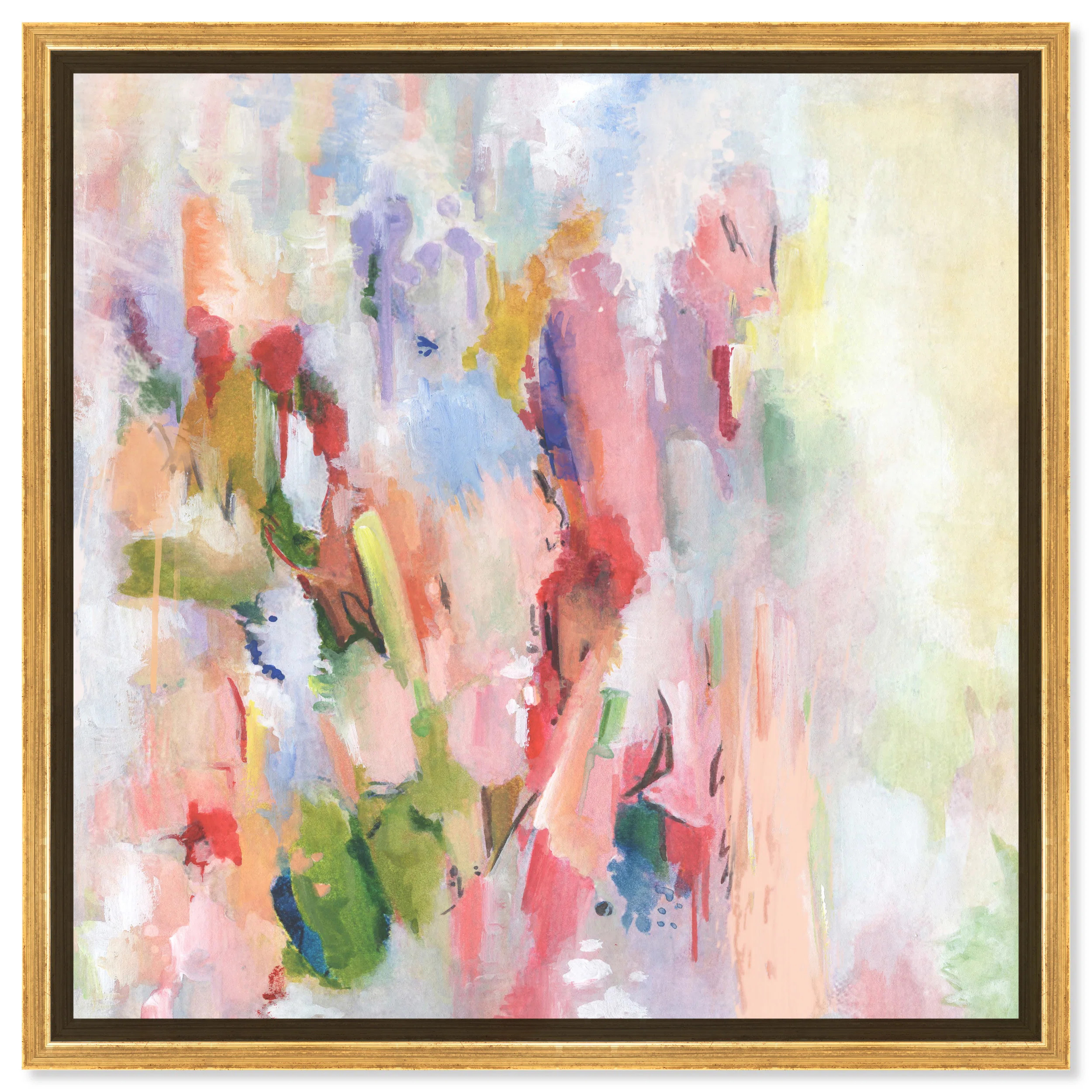 Oliver Gal Abstract Floral Beauty - Graphic Art on Canvas & Reviews | Wayfair | Wayfair North America