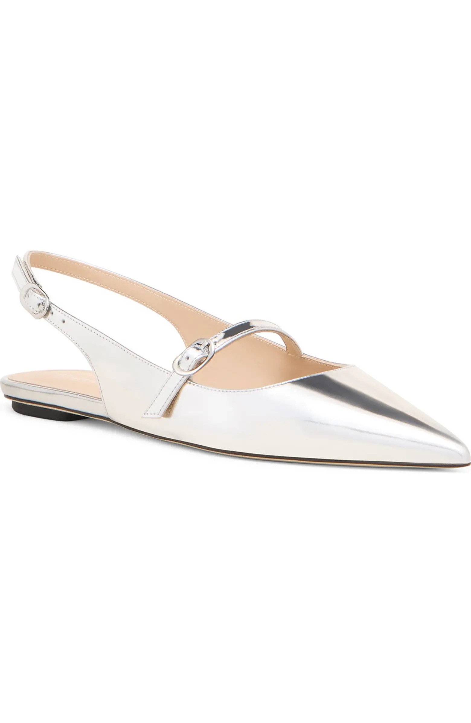 Stuart Weitzman Emilia Mary Jane Slingback Flat (Women) | Nordstrom | Nordstrom