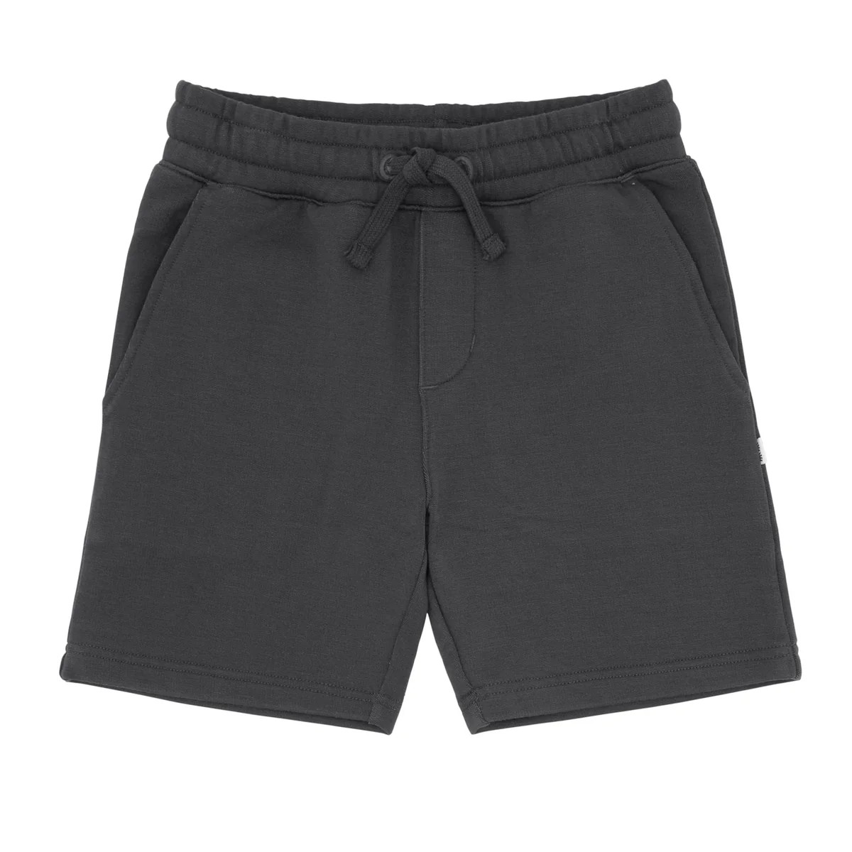 Washed Black Drawstring Shorts | Little Sleepies