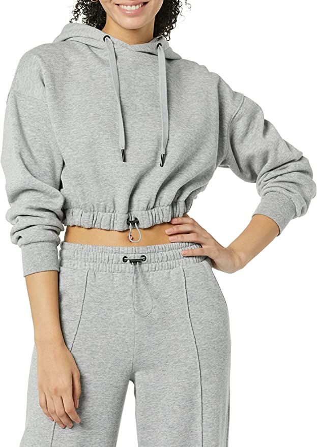 Core 10 Women's Super Soft Cropped Hooded Sweatshirt | Amazon (US)