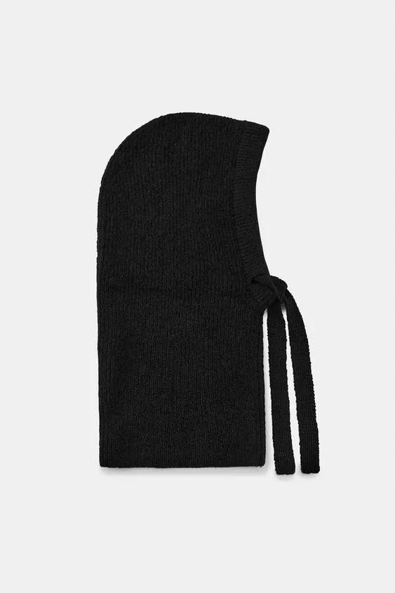 KAPUZENMÜTZE MIT RIPPENSTRICKMUSTER | Zara DE