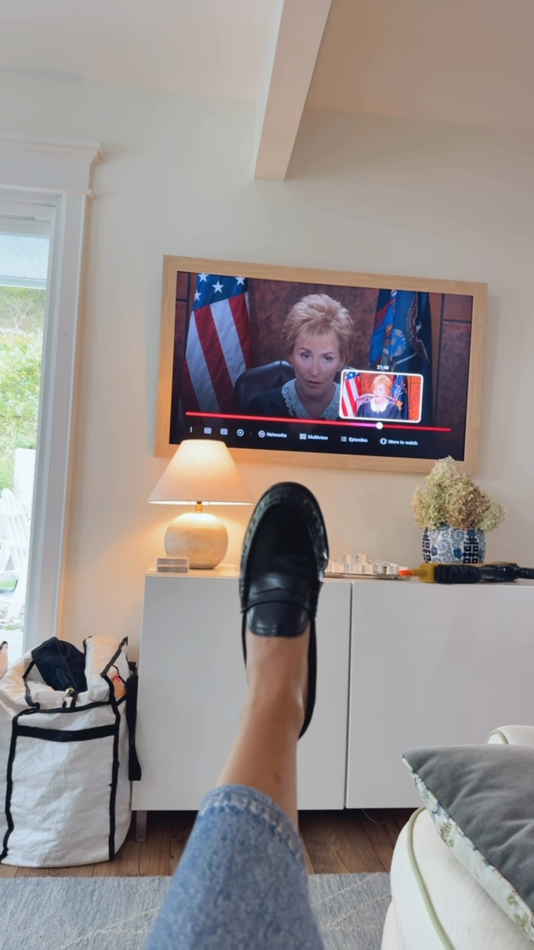 Watching judge Judy and realizing that I own the best black loafers out there.  These are back again ge Zara -year 2. Don’t miss them :).

#LTKootd #LTKOver40 #LTKTravel