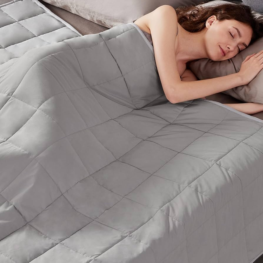 anfie Weighted Blanket(48"x72" 15lbs Twin Size),Ultra Soft and Cozy Cooling Weighted Blanket for ... | Amazon (US)