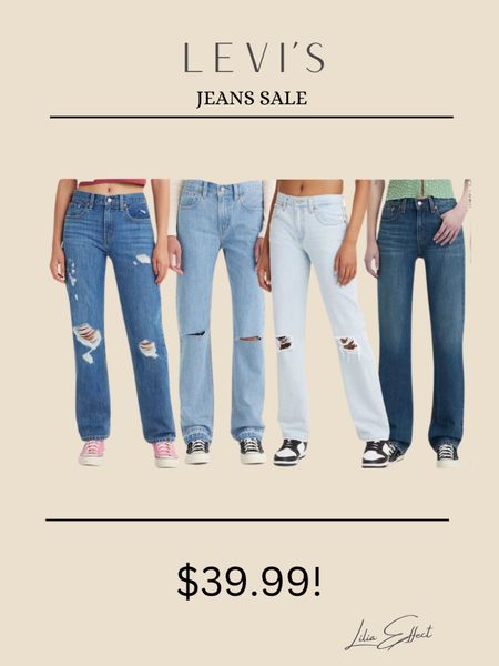 Classic high rise jeans from Levi’s for $39 only!

Summer jeans • spring jeans • straight leg jeans 

#LTKSaleAlert #LTKStyleTip