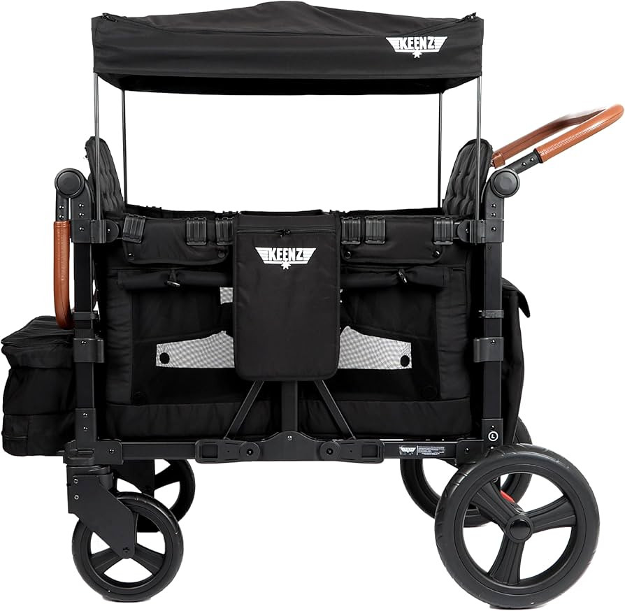 Keenz VYOO Stroller Wagon with Canopy - Foldable Design for Easy Storage, 5 Seating Positions for... | Amazon (US)
