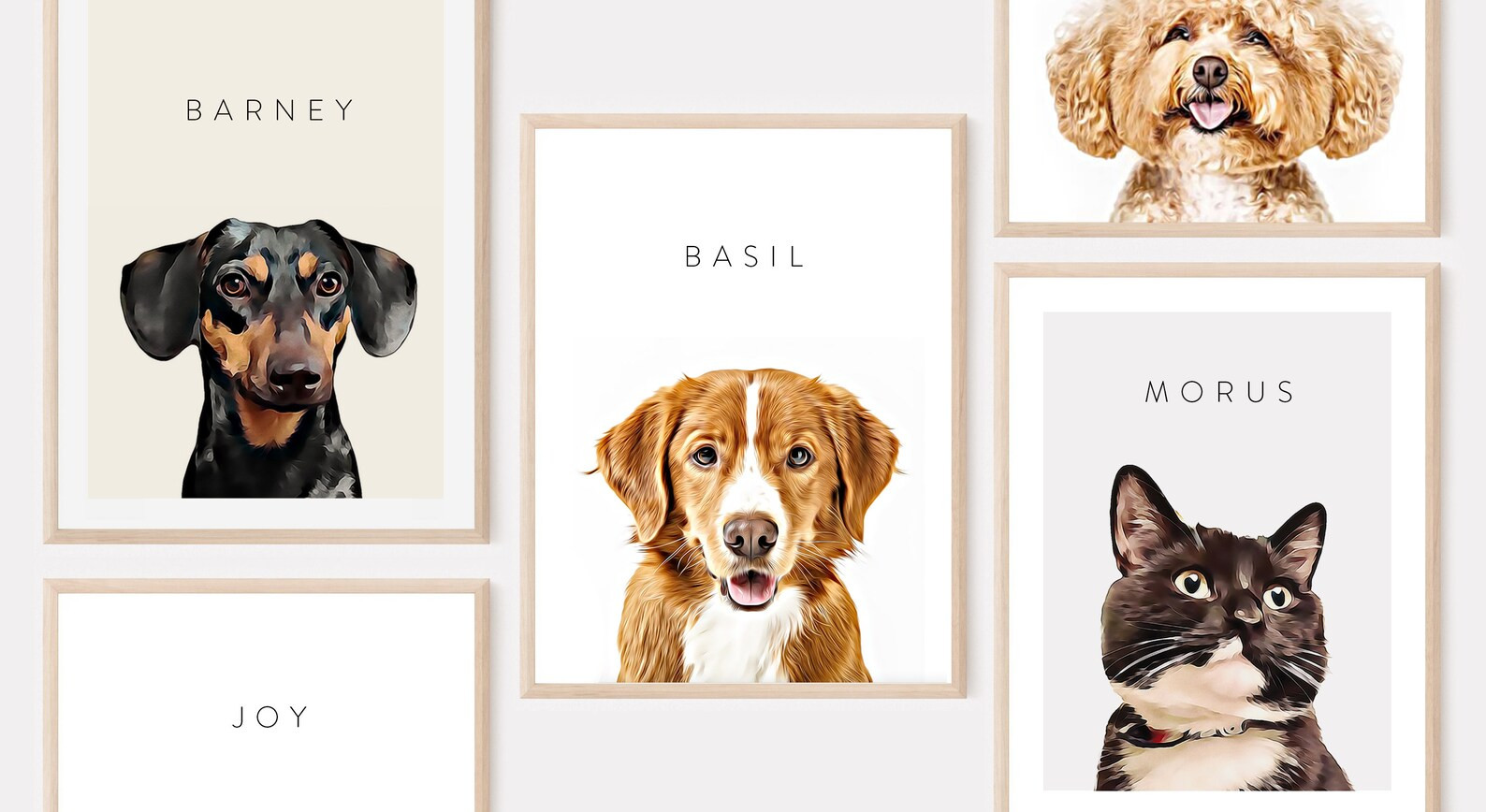 Custom Pet Portrait Watercolor Pet Painting Digital Painted - Etsy Canada | Etsy (CAD)