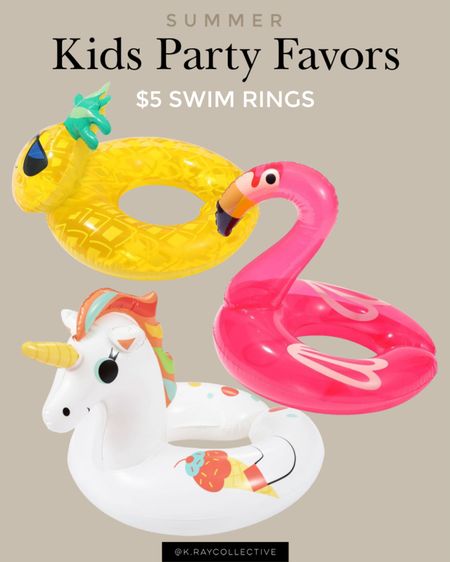 These fun swim runs are only $5 and would make great summer birthday party favors.  

Backyard fun | swim tubes | swim floats | pool floats | party favors | target finds | $5 and under | pool fun

#PoolFloats #KidsPartyFavors #SwimRings #BackyardFun #TargetFinds #TargetStyle

#LTKSeasonal #LTKkids #LTKhome