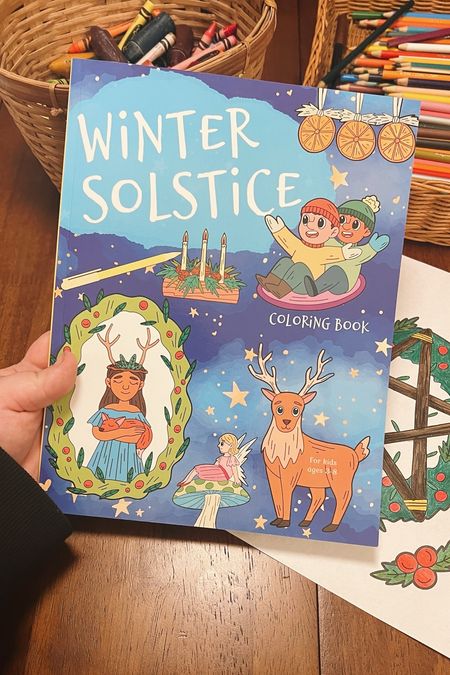 kids winter solstice coloring book! perfect for christmas or yule  

#LTKkids #LTKSeasonal #LTKHoliday