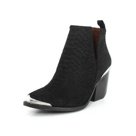 Jeffrey Campbell CROMWELL Boots Black Suede Snake | Walmart (US)