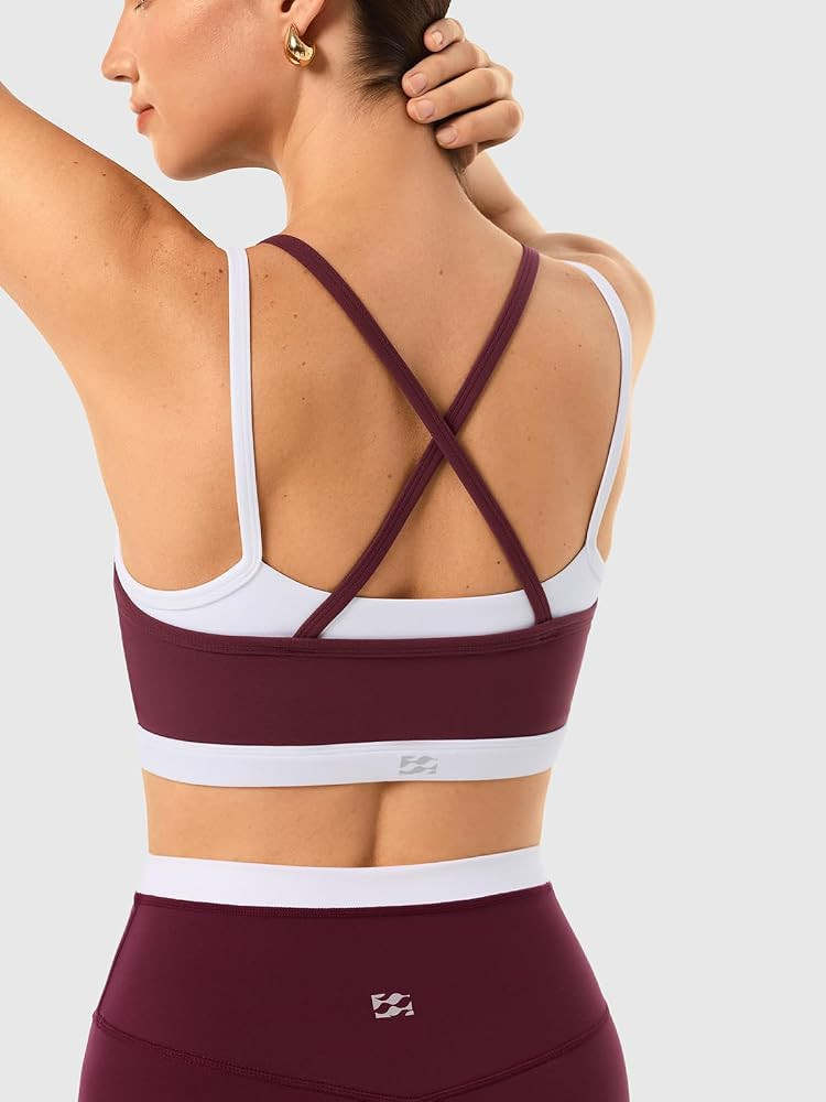 Seamless Yoga Leggings with Layered Sports Bras for Gym,Casual | Amazon (US)