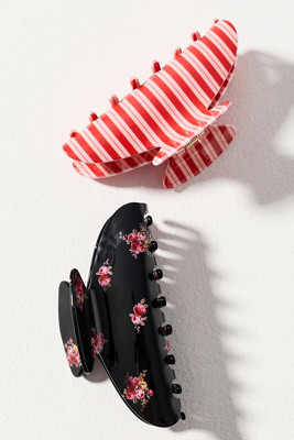 By Anthropologie Motif Claw Clips, Set of 2 | Anthropologie (US)