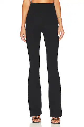 Commando Neoprene Flare Legging in Black from Revolve.com | Revolve Clothing (Global)