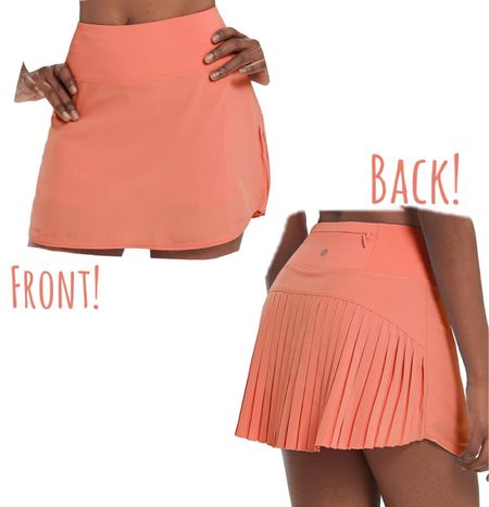 The cutest athletic skirt on Amazon! Pickle ball outfit! Athletic outfit on Amazon! Workout skirt!! 