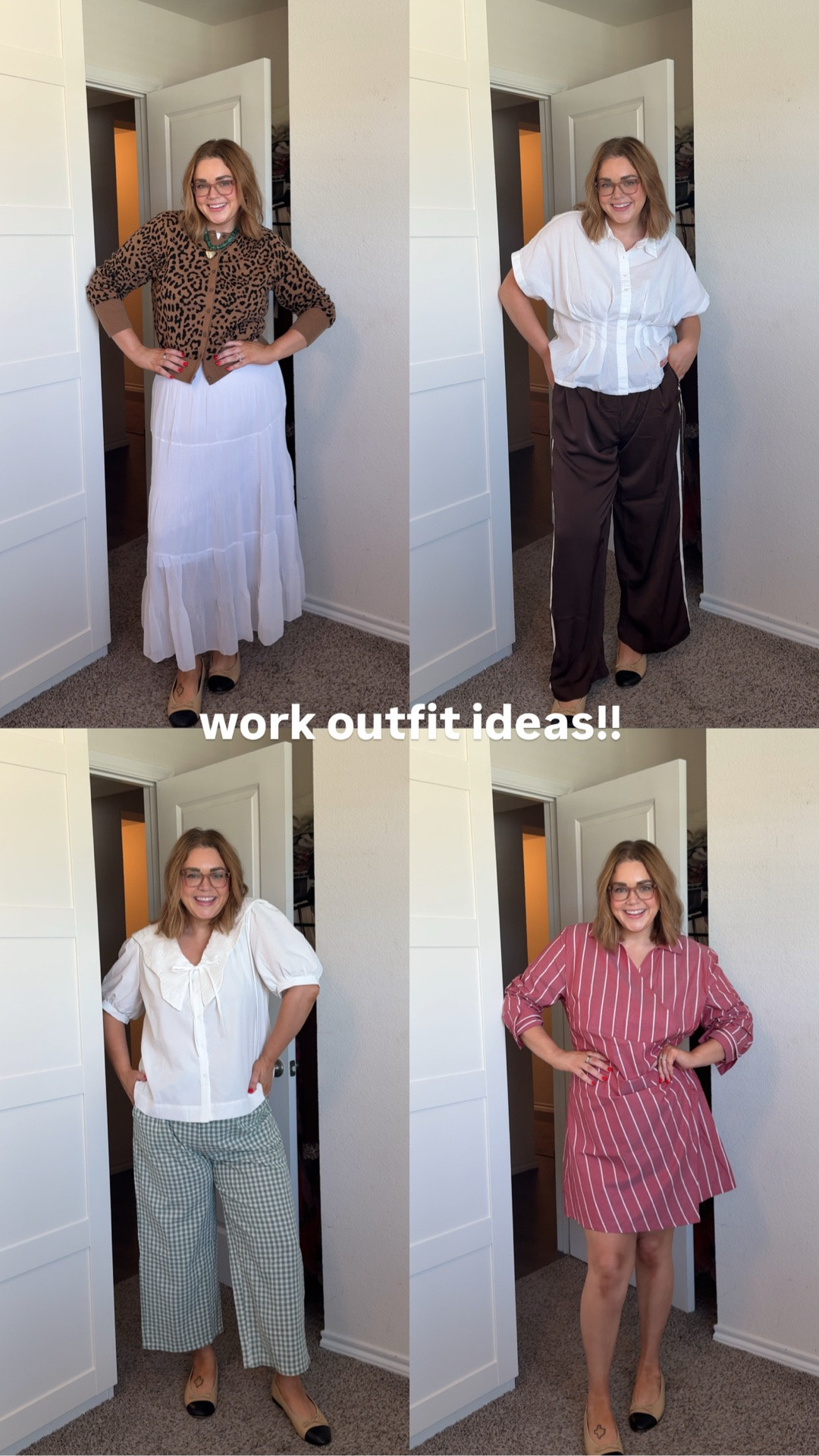 Work office teacher outfit ideas. Wearing xl in almost everything or size 14. Size down in satin track pants they run pretty big.

#LTKPlusSize #LTKMidsize #LTKSaleAlert