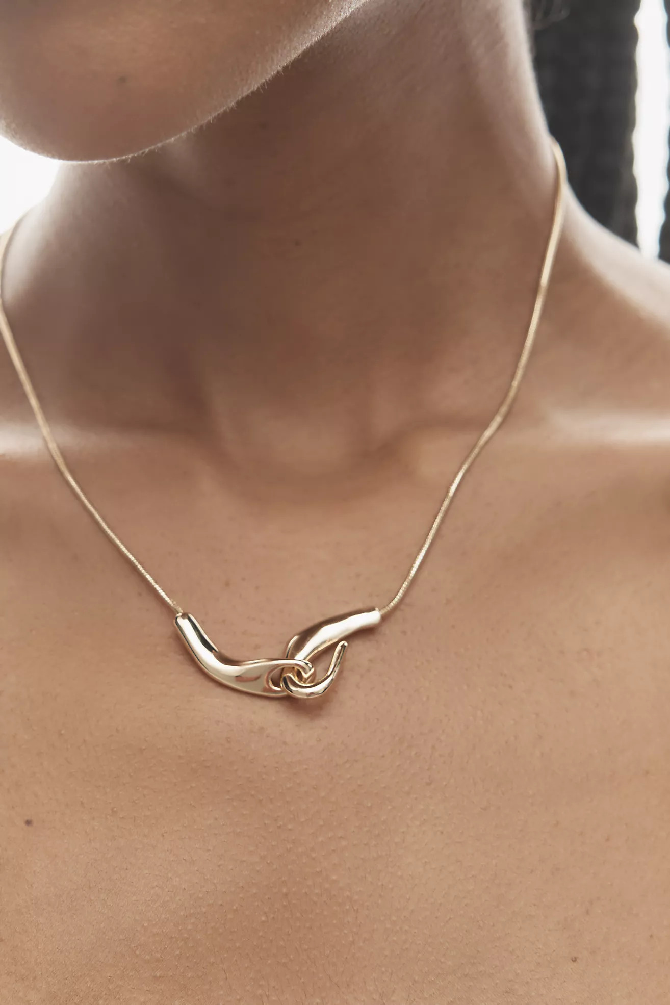 Twisted Metal Necklace | Anthropologie (US)