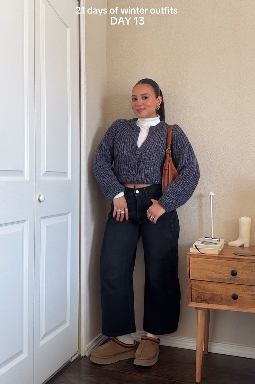 comfy winter ootd❄️🧸 — (sweater in size small + tee in size small + jeans in size 27 regular) — bag is TJMaxx find👜

#LTKHoliday #LTKStyleTip #LTKSeasonal