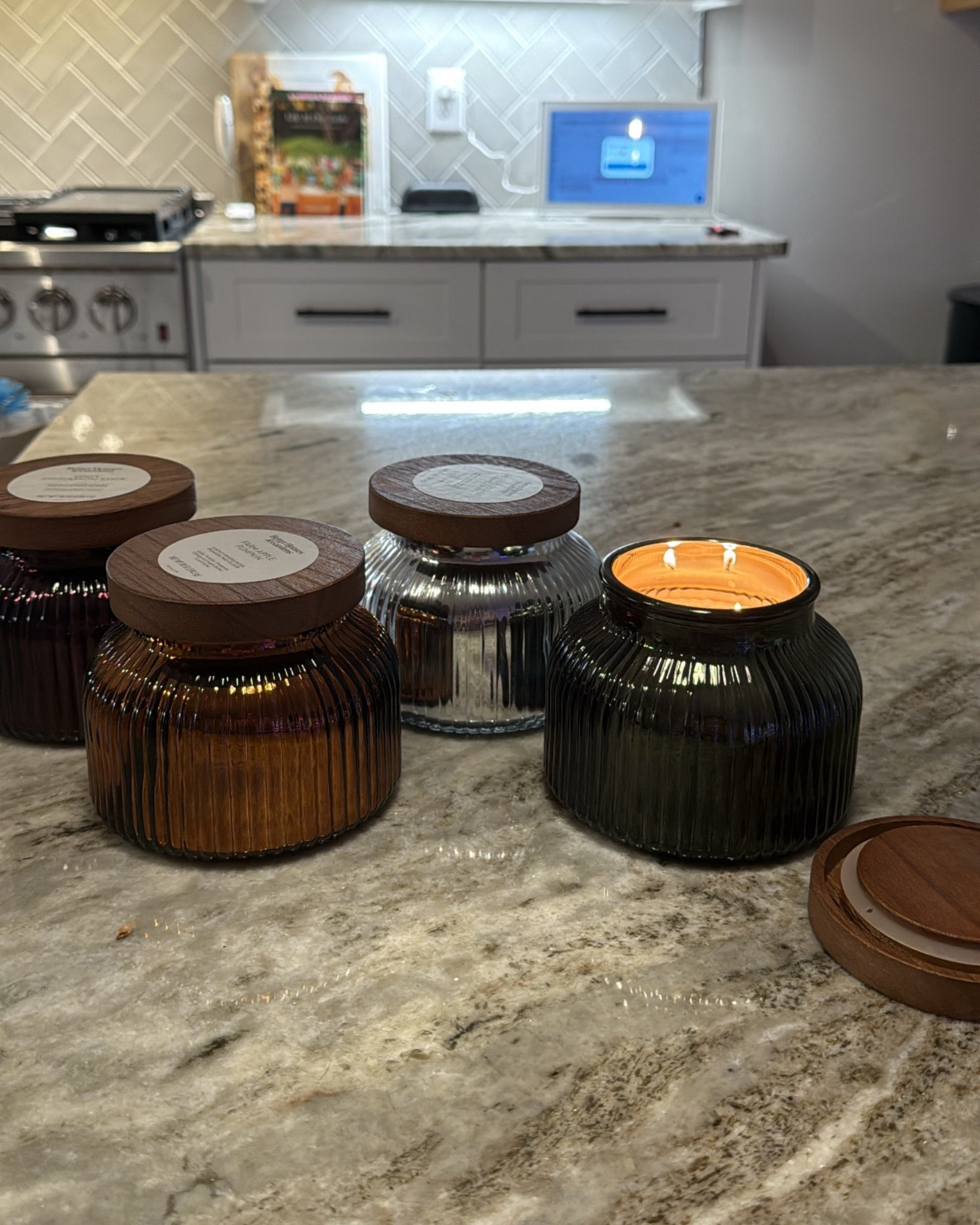 These candles are SO PRETTY and smell incredible!!! I had to stock up 😂 Some scents are on sale for $5 👀

#LTKSaleAlert #LTKHome #LTKHoliday