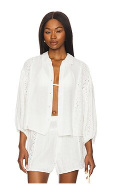 Free People x Intimately Fp Full Bloom Shirt In Ivory from Revolve.com | Revolve Clothing (Global)