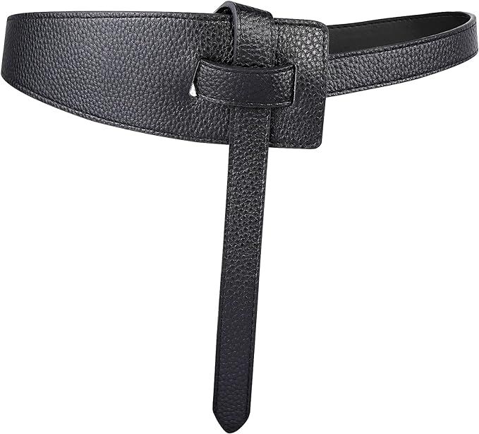 Glamorstar Women Leather Belts Vintage Irregular Waist Belt for Dresses Tie Knot Waistband Belt a... | Amazon (US)
