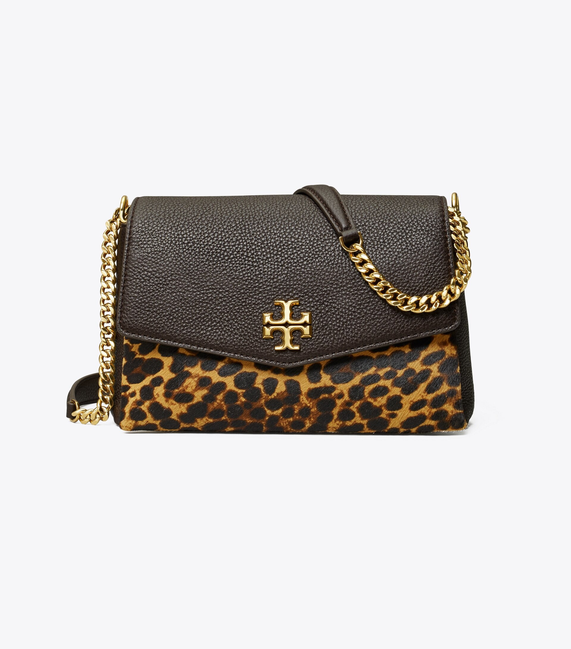 Kira Mixed-Materials Small Convertible Shoulder Bag | Tory Burch (US)