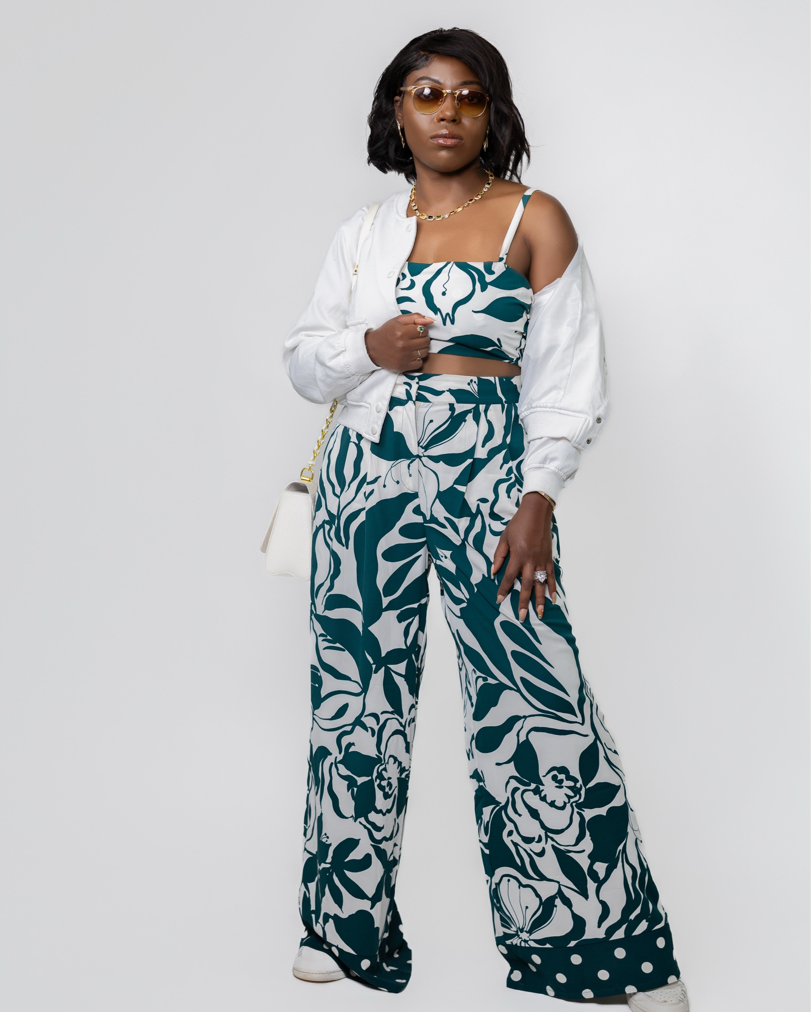 One set, two vibes. I’m obsessed with this two-piece set from @macys Alix Friedberg Capsule Collection – the reversible top gives you endless styling options!

👟 Look 1 (Leaf Print Side)– Dressed down with a casual jacket, @nike sneakers, and my @louisvuitton bag for a chic everyday fit.
👠 Look 2 (Polka Dot Side) – Dressed up with pointed-toe heels and @louisvuitton bag for an effortless night-out vibe.

Hearings are also from the collection.

Which look is your fave – sporty chic or polished glam? 💚

🛍 Shop both looks on my @macys storefront and @shop.ltk 

Blog post also live 

https://www.classifybeauty.com/post/one-set-two-ways-styling-the-macy-s-alix-friedberg-capsule-collection

📸 @shadow_designz 

#MacysStyleCrew #sponsored #MacysExclusive #AlixFriedbergCollection #LTKStyle #TwoWaysToWear #alixfriedberg #alixfriedbergxmacys

#LTKStyleTip