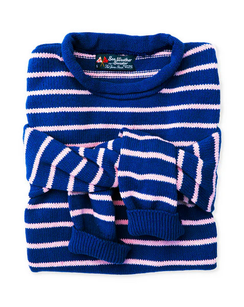 Coastal Cobalt Rollneck Sweater | Kiel James Patrick