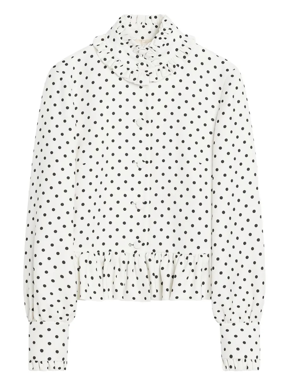 Valentino Garavani polka dot-print jacket - White | Farfetch Global