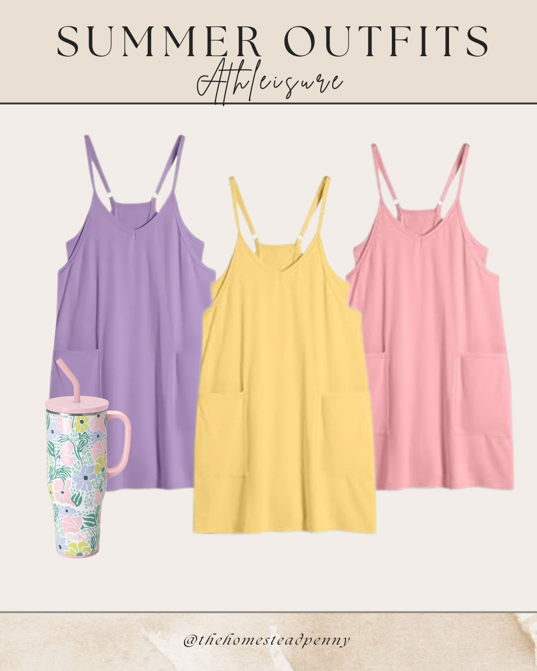 ☀️ Athleisure Dresses – Pastel Everyday Dress

These pastel athleisure dresses are perfect for summer — soft, lightweight, and so easy to style. Whether you're chasing littles, running errands, or just enjoying a slow morning, these dresses (with pockets!) are an easy yes. Pair them with sandals or sneakers and your favorite tumbler for an effortless everyday outfit. 

 #LTKSeasonal #LTKActive #LTKBump