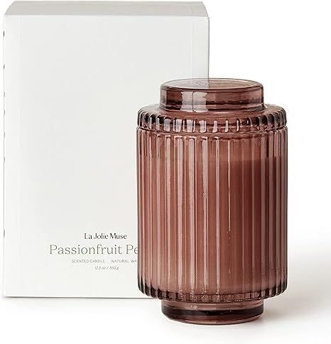 LA JOLIE MUSE Passionfruit Peony Scented Candle, Candles for Home Scented, Natural Wax, 80 Hours ... | Amazon (US)