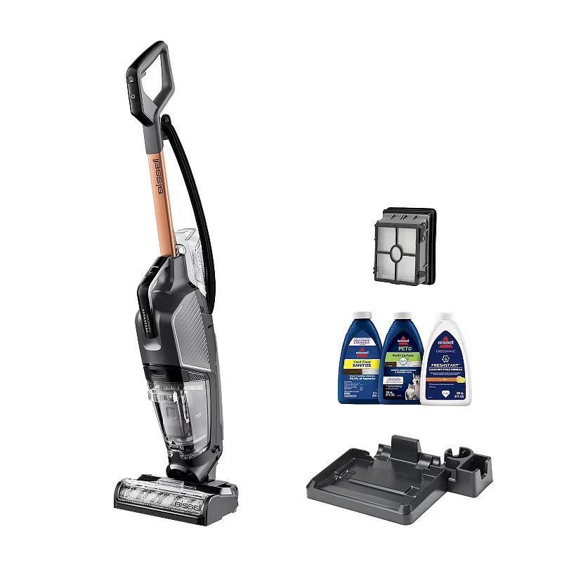 BISSELL CrossWave HydroSteam Multi-Surface Wet Dry Vacuum (3515), Black | Kohl's