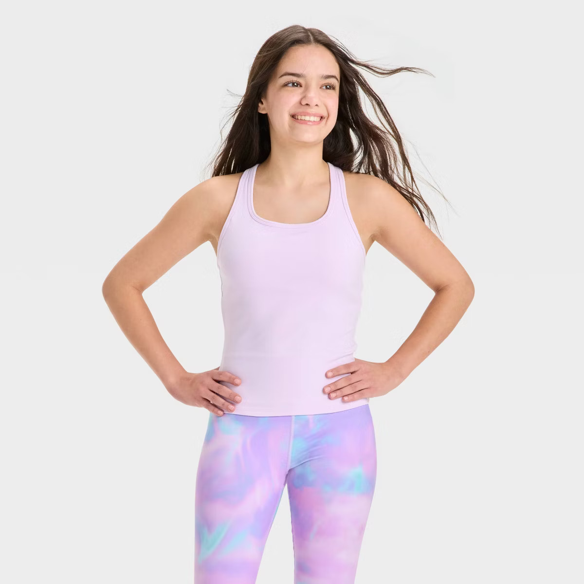 Girls' Racerback Tank Top - All In Motion™ | Target