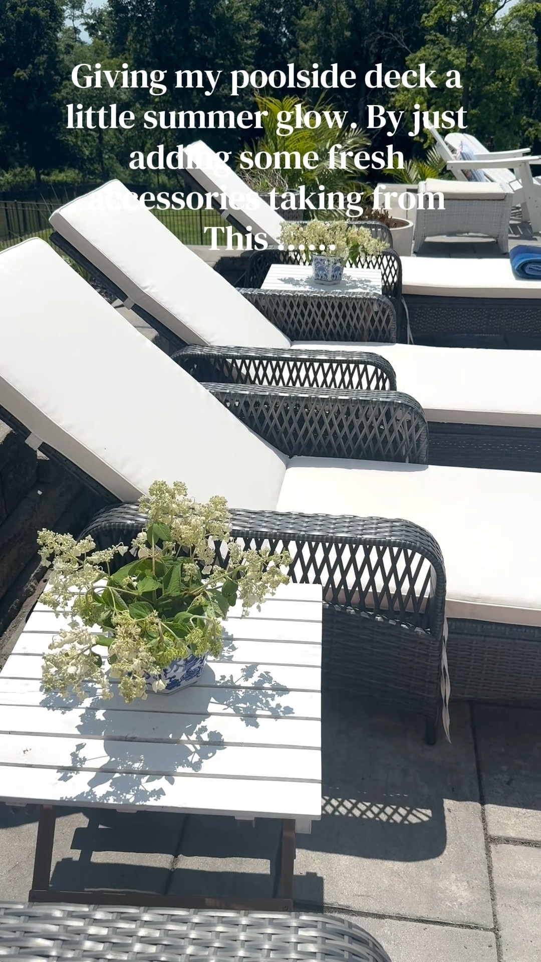 Being poolside and feeling like you are at a resort. 

Poolside chaise

#LTKSwim #LTKSeasonal #LTKHome