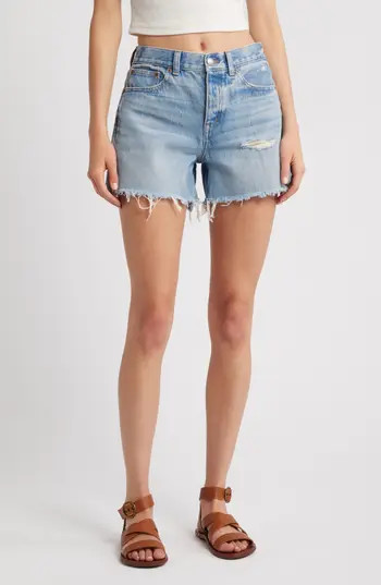 Madewell The Brynn 4.5-Inch Long Shorts in Hallstead Wash at Nordstrom Rack, Size 28 | Nordstrom Rack
