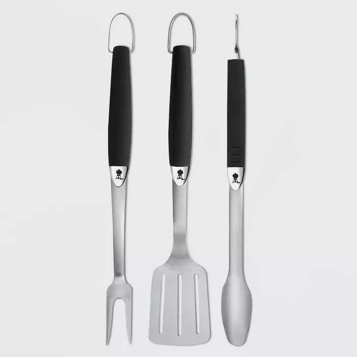 Weber Original Stainless Steel 3pc Barbeque Tool Set | Target