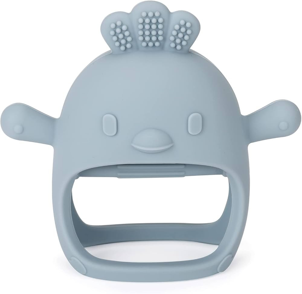 Socub Silicone Baby Teether Toy for Infants 3+ Months, BPA Free Anti-Drop Silicone Mitten Teethin... | Amazon (US)