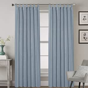 Linen Curtains Natural Linen Blended Curtains Tab Top Window Treatments Panels Drapes for Living ... | Amazon (US)