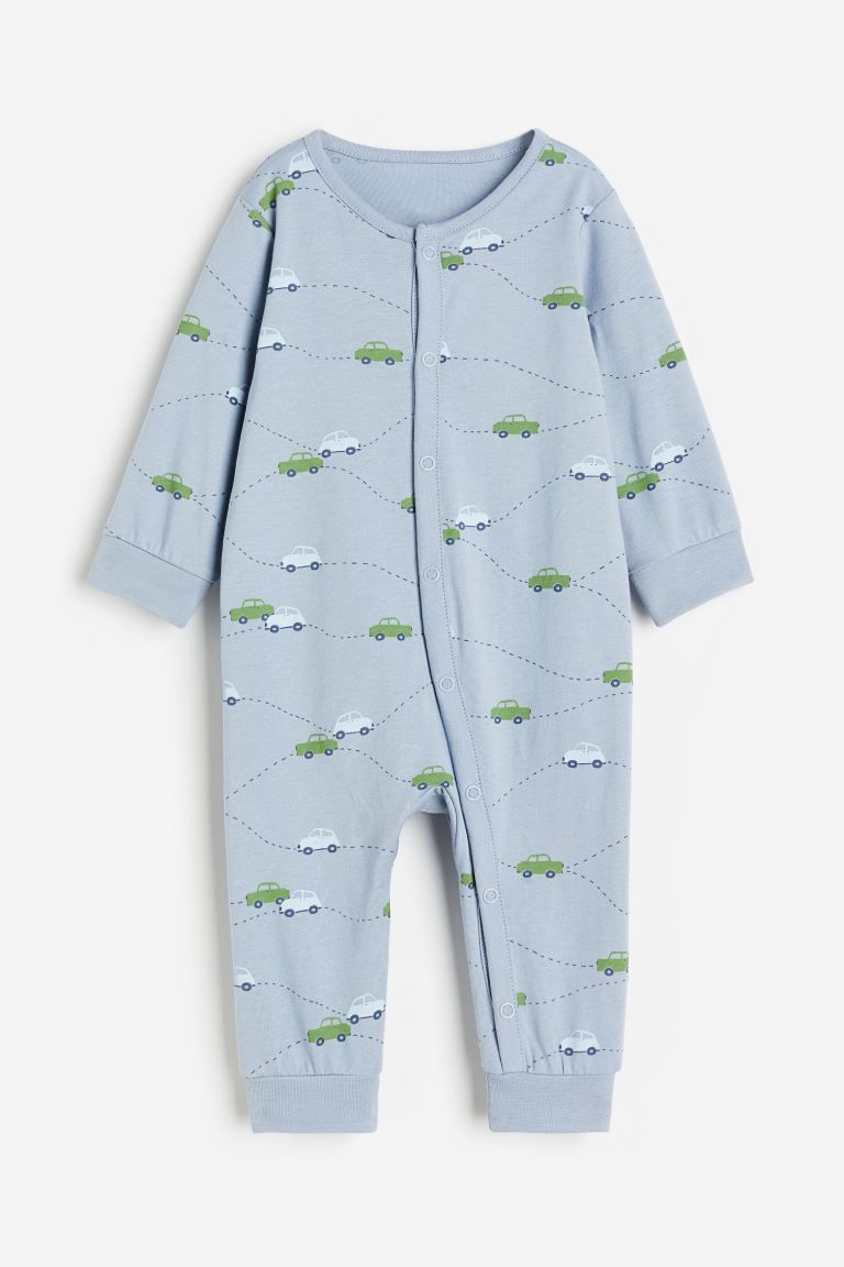 Patterned pyjamas - Blue/Cars - Kids | H&M GB | H&M (UK, MY, IN, SG, PH, TW, HK)