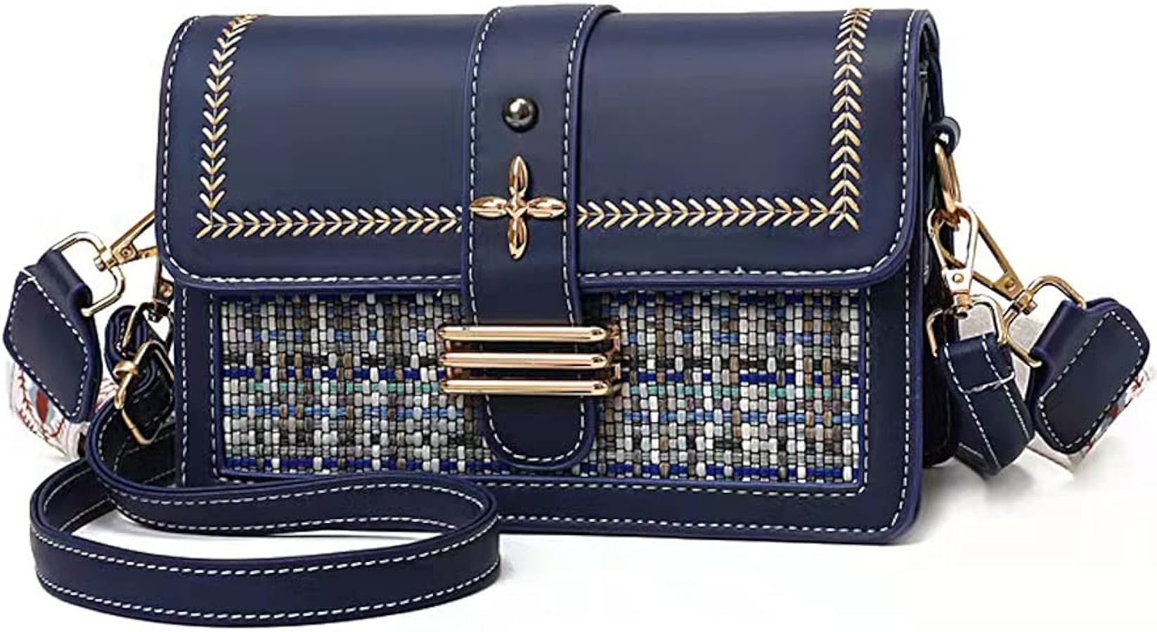 zhongningyifeng Crossbody Bag Shoulder Bag for Women Leather Small Purses Handbags Fashion | Amazon (US)