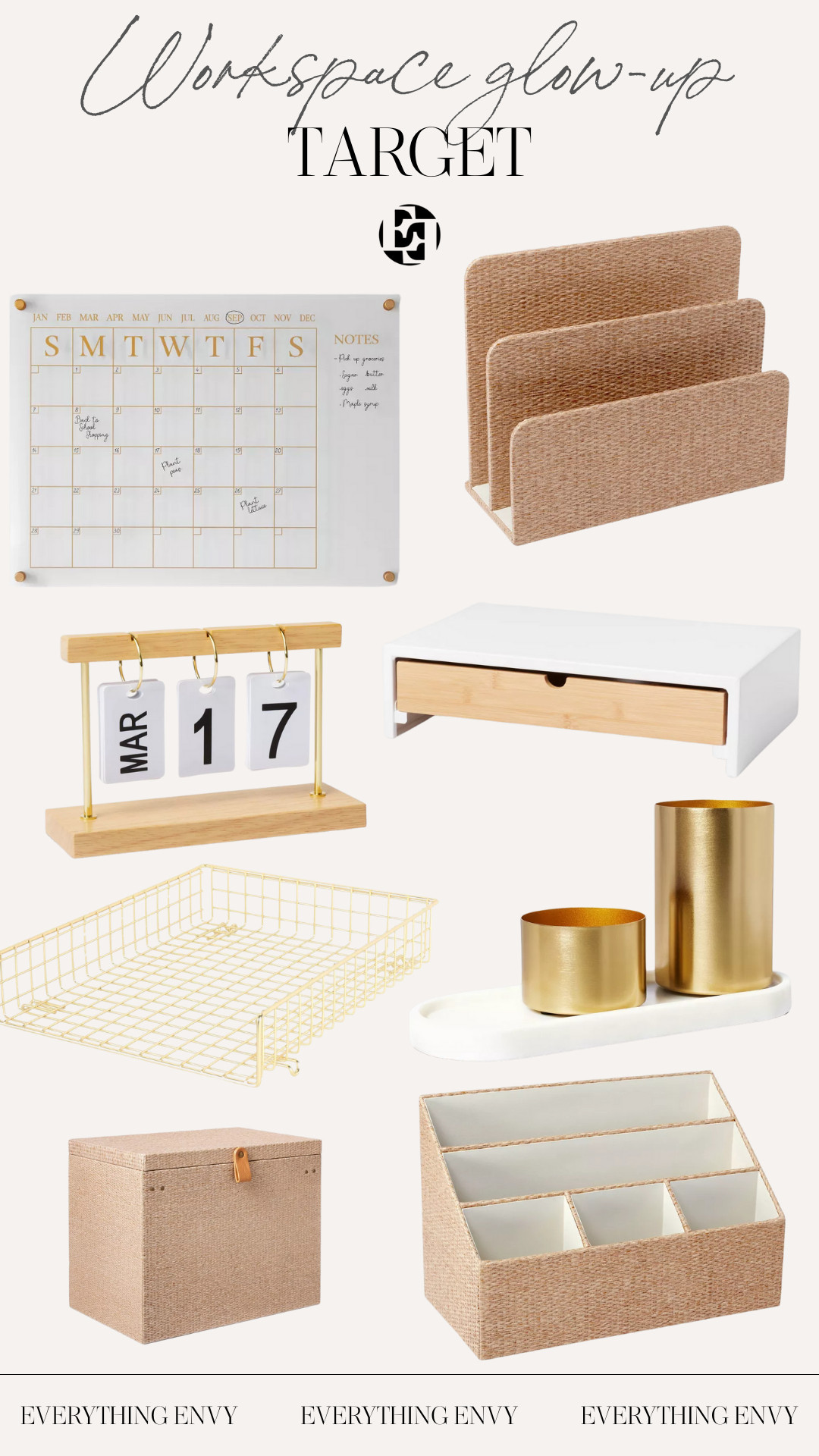 Workspace glow-up on a budget! Target finds that make 9–5 feel a little more inspired. 

 #LTKHome