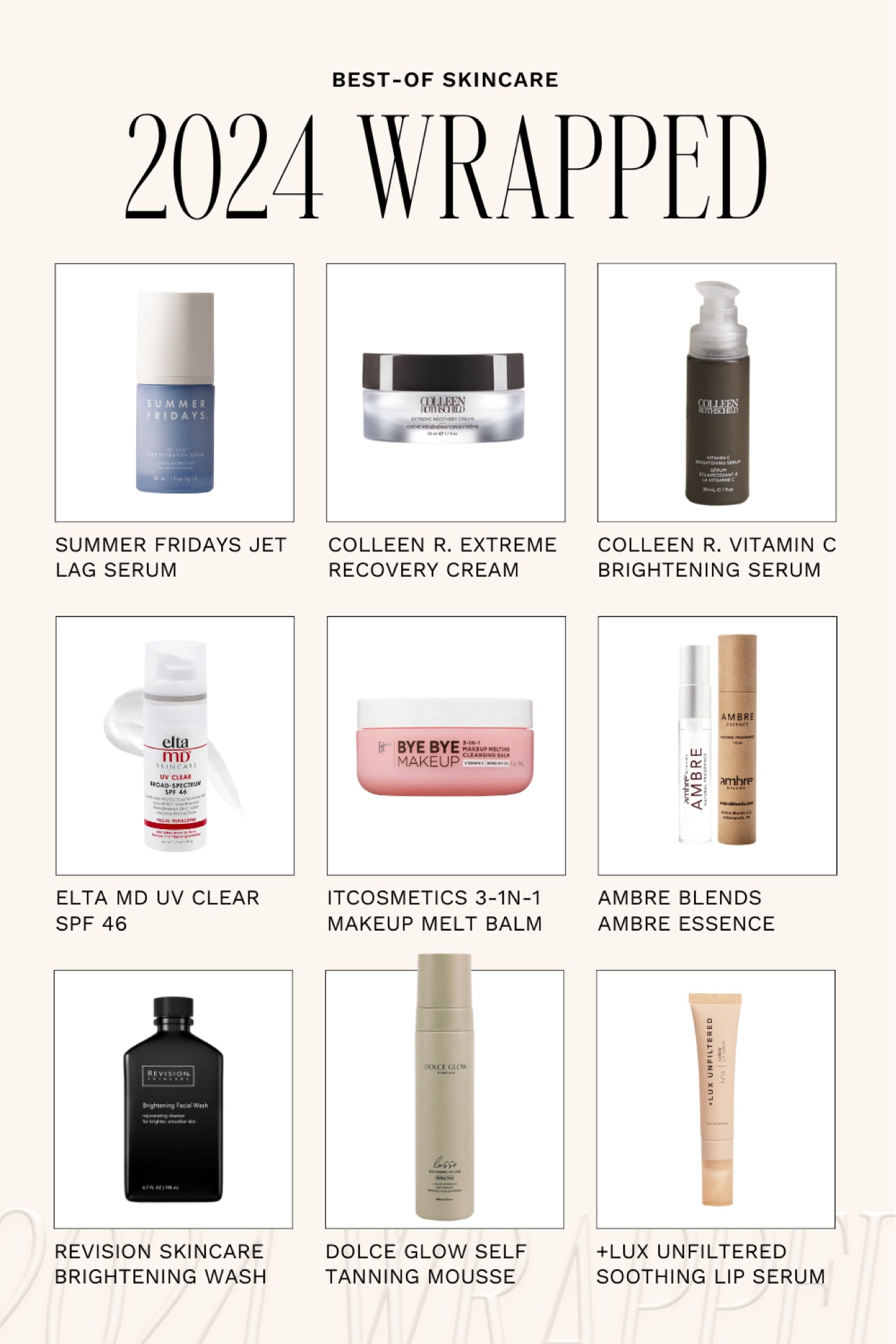 2024 Wrapped: best of skincare

#LTKBeauty