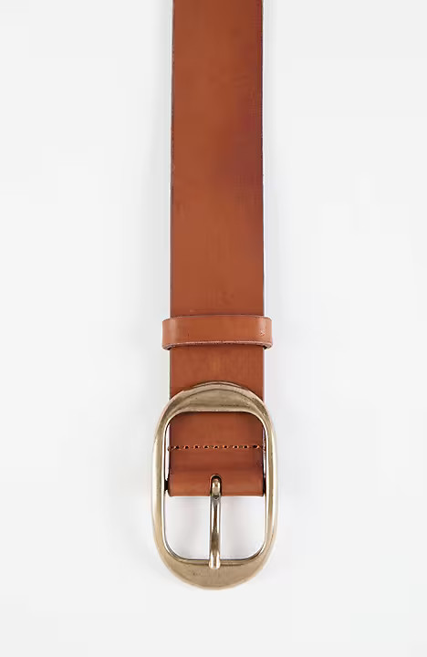 Leather Oval-Ring Belt | J. Jill