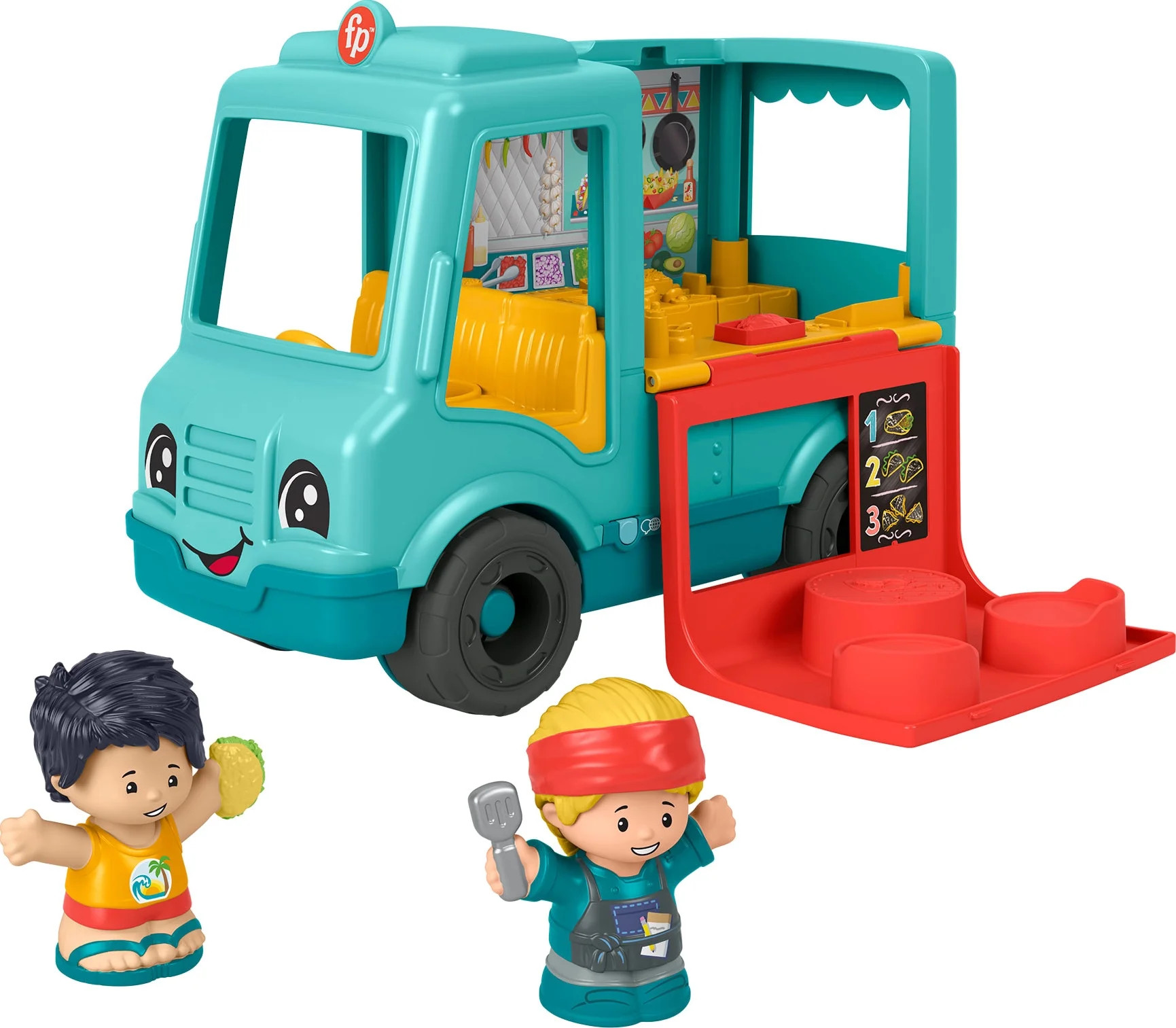Fisher-Price Little People Serve It Up Food Truck Musical Toddler Toy Vehicle, Multilanguage Vers... | Walmart (CA)