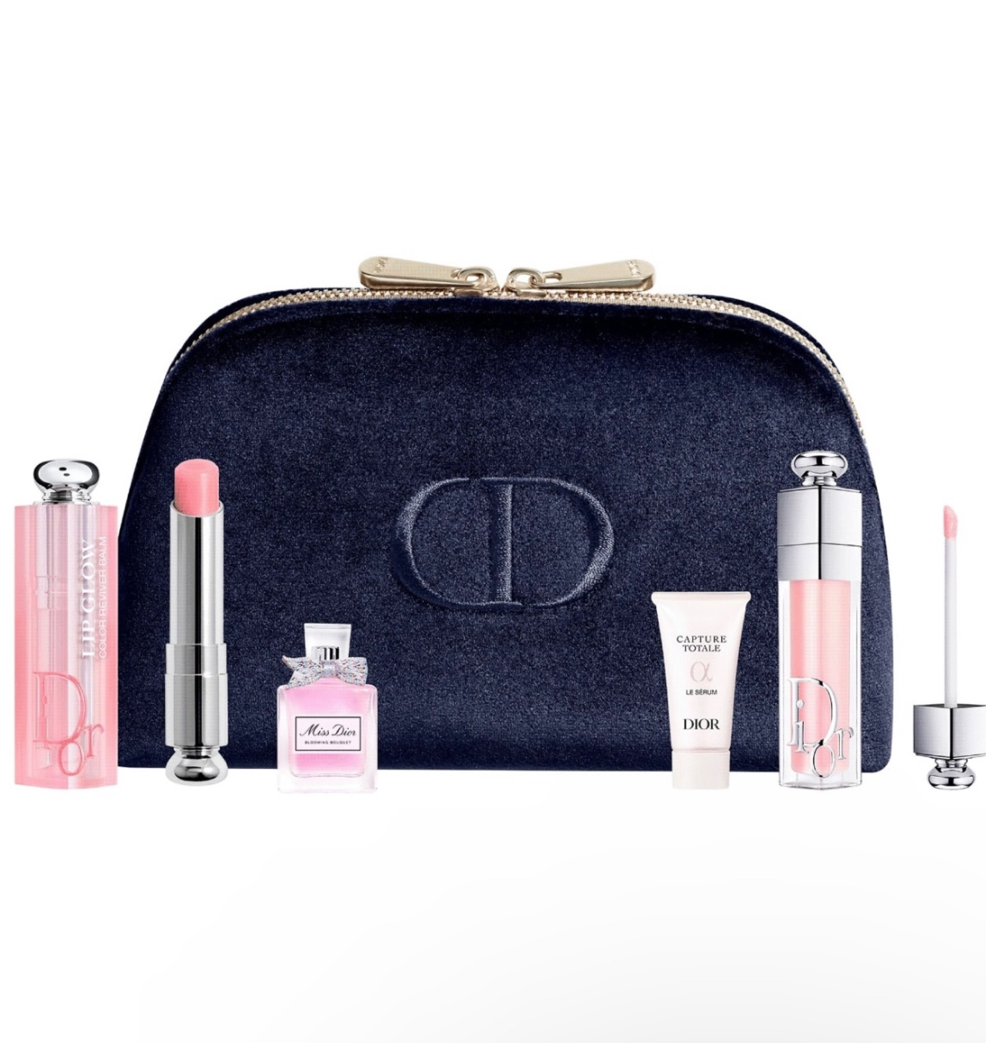 Shop Christian Dior Diortravel zipped pouch (S5440SLNC_M1M7) by Youshop