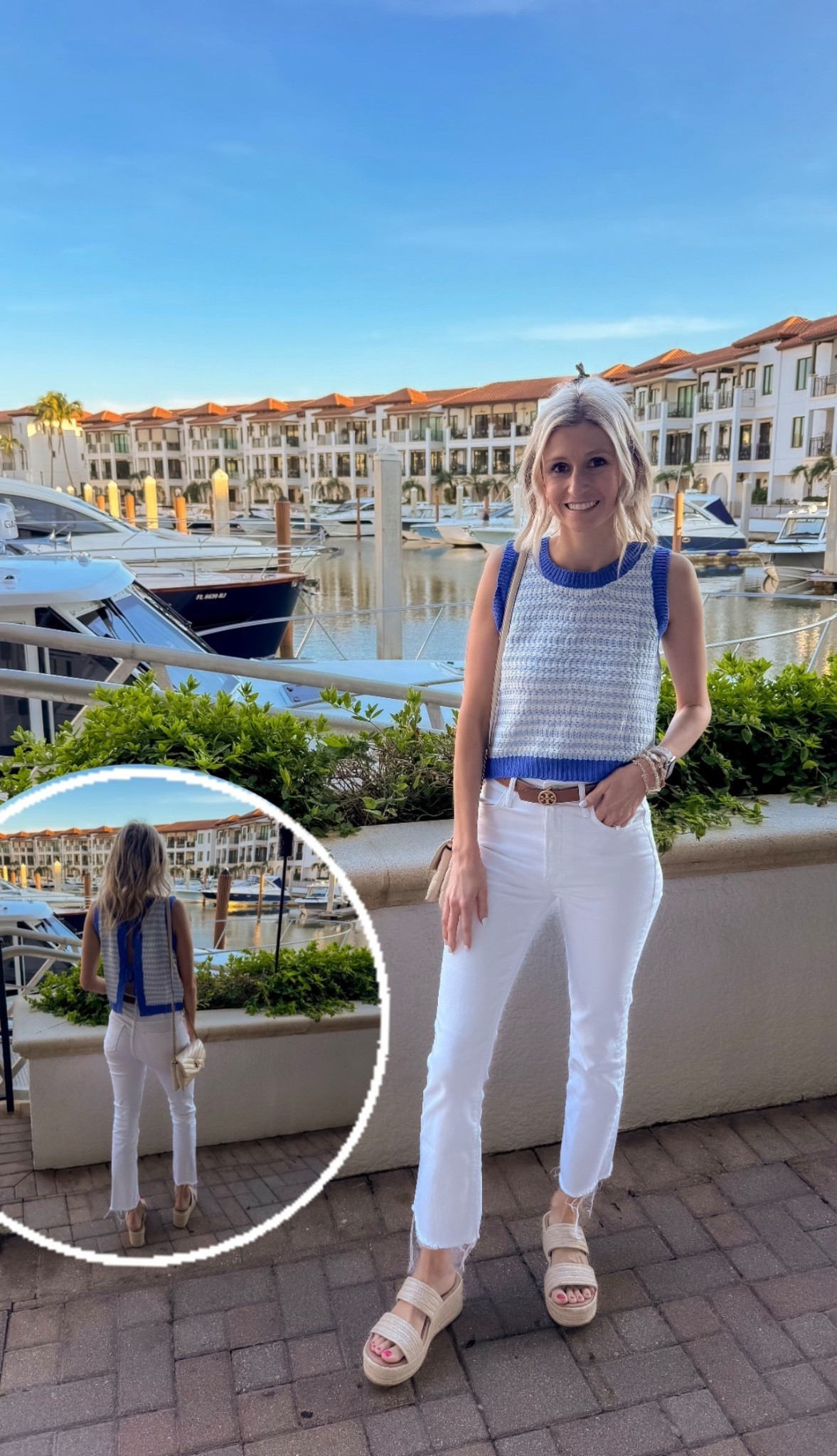 Cutest outfit for vacation, spring break and summer! I decided to wear the shirt backwards so the open bows were in the back and loved it! Shirt is under $10!!

#LTKTravel #LTKSeasonal #LTKootd