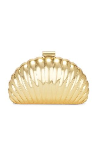 SIMKHAI Monet Shell Clutch in Gold from Revolve.com | Revolve Clothing (Global)