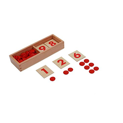 Adena Montessori Cards & Counters - Math Games & Teaching Numbers Counting Toys | Amazon (US)