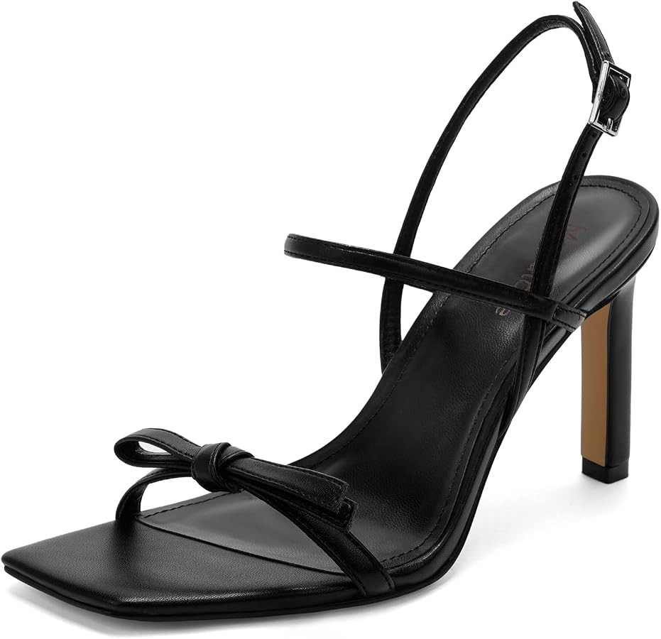 Modatope Womens Sandals Open Toe Strappy Sandals Ankle Strap High Heel Sandals for Women | Amazon (US)